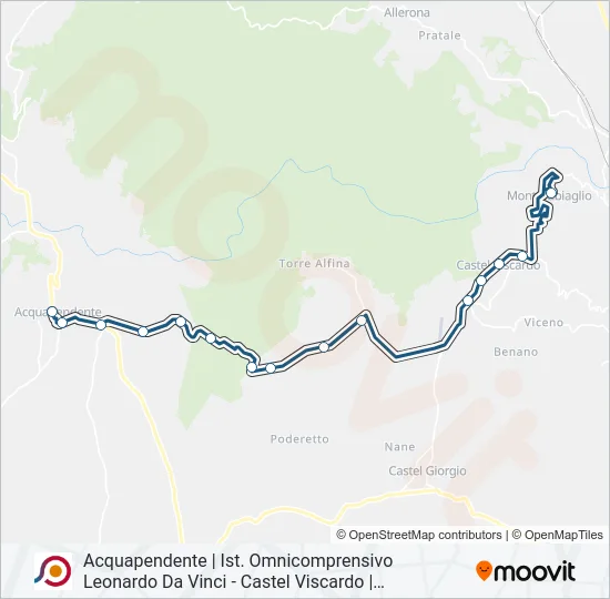 COTRAL Bus Line Map