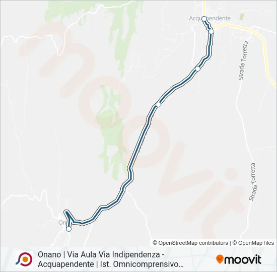 COTRAL Bus Line Map