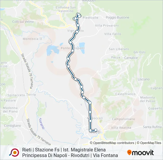 COTRAL Bus Line Map
