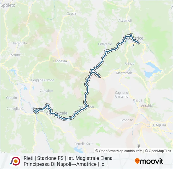 COTRAL Bus Line Map