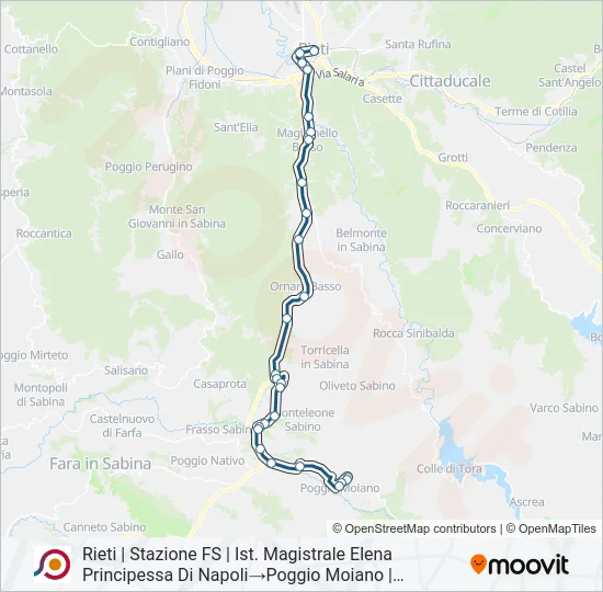 COTRAL Bus Line Map