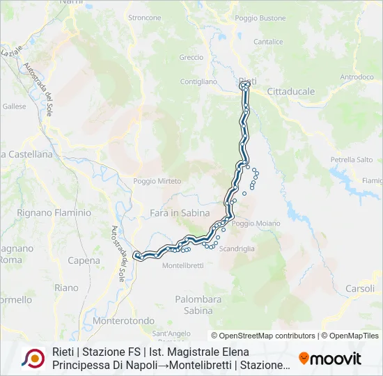 COTRAL Bus Line Map