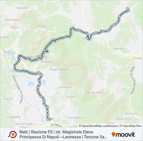 COTRAL Bus Line Map