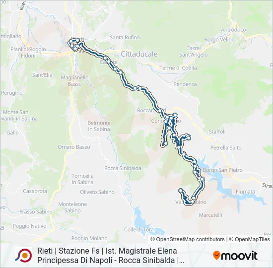 COTRAL Bus Line Map