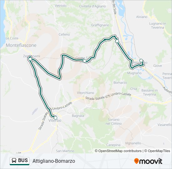 BUS Line Map