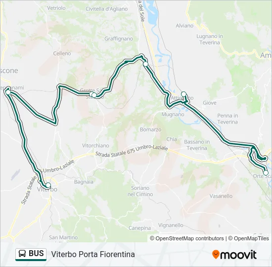 BUS Line Map