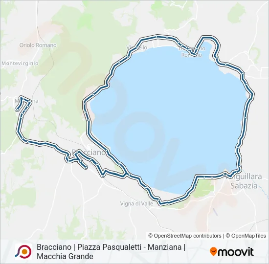 COTRAL Bus Line Map
