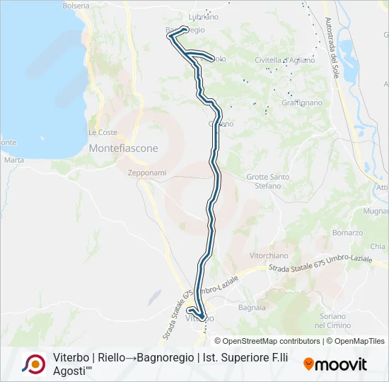 COTRAL Bus Line Map