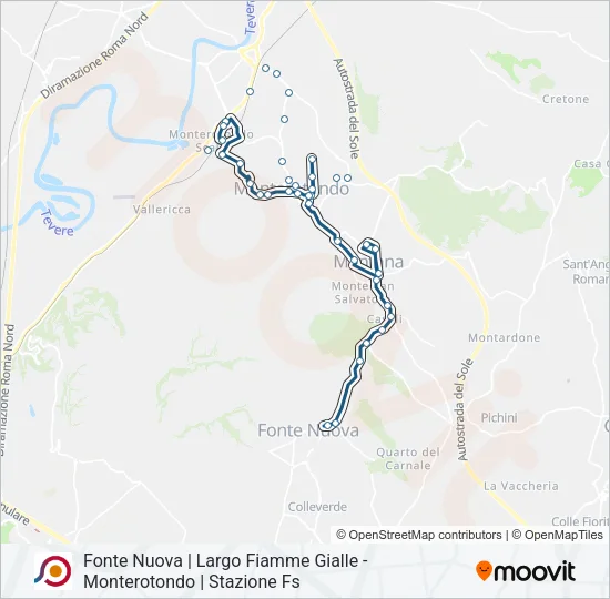 COTRAL Bus Line Map