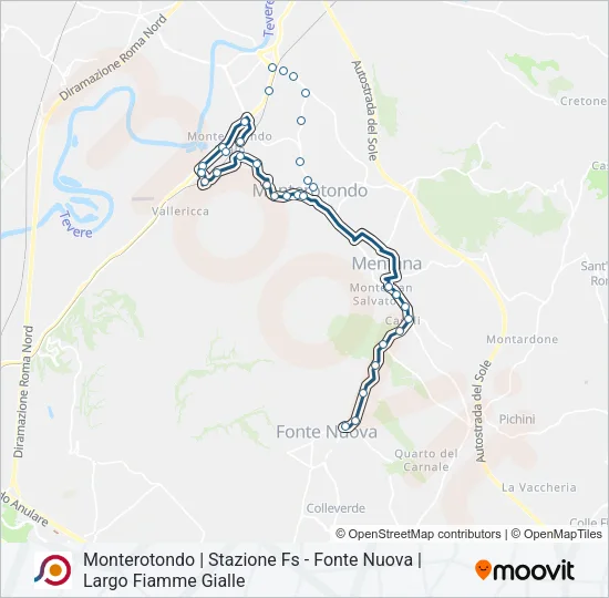 COTRAL Bus Line Map