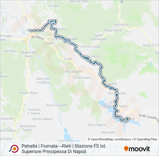 COTRAL Bus Line Map