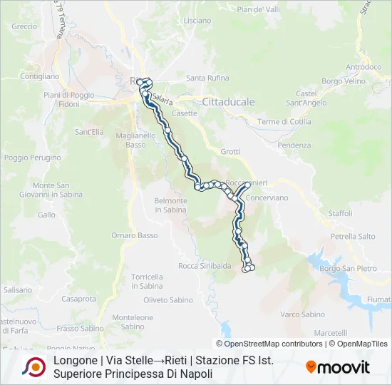 COTRAL Bus Line Map
