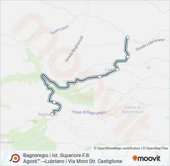 COTRAL Bus Line Map