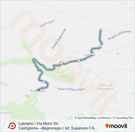 COTRAL Bus Line Map