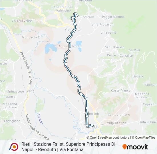 COTRAL Bus Line Map