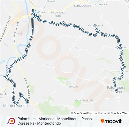 COTRAL Bus Line Map