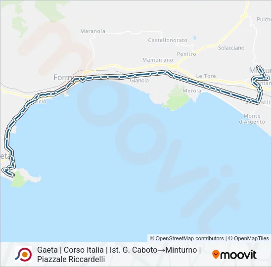 COTRAL Bus Line Map