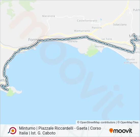 COTRAL Bus Line Map