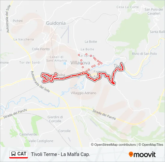 CAT Bus Line Map