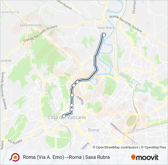 COTRAL Bus Line Map