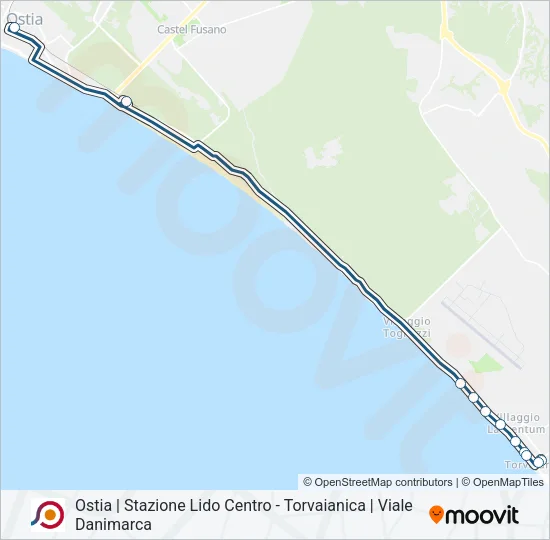 COTRAL Bus Line Map