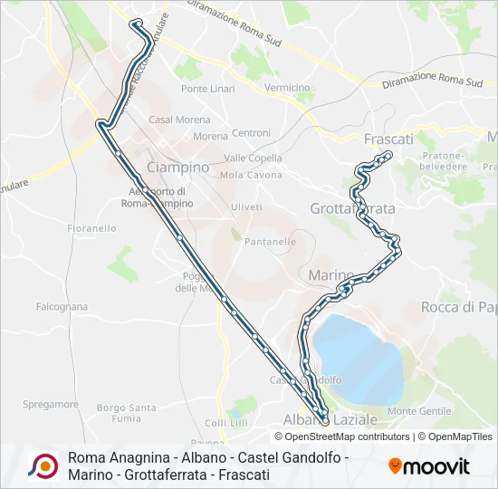 COTRAL Bus Line Map
