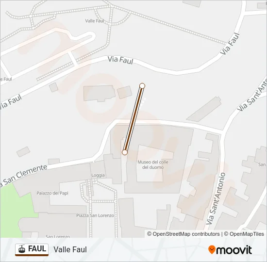 FAUL Gondola Line Map