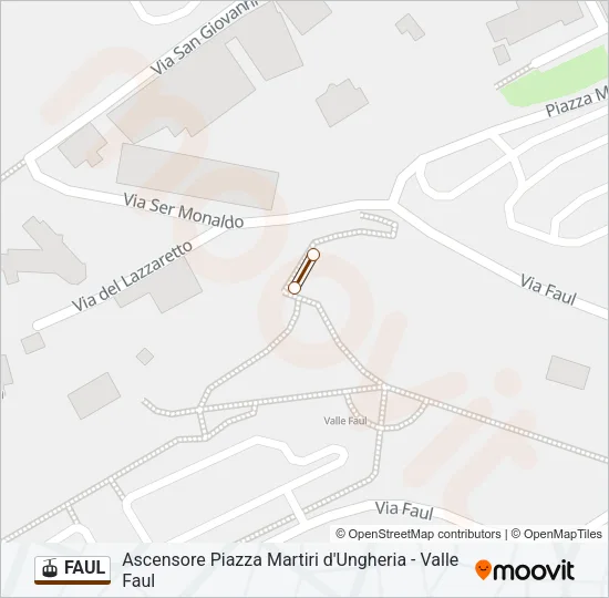 FAUL Gondola Line Map