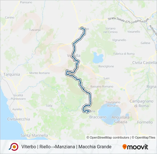 COTRAL Bus Line Map
