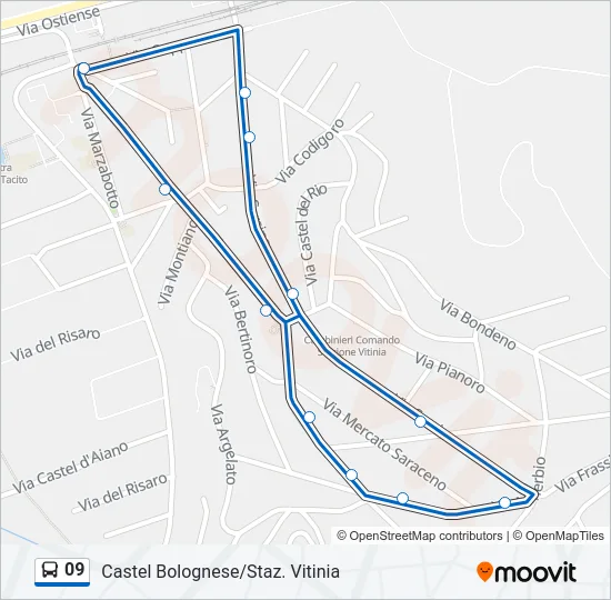 09 Bus Line Map