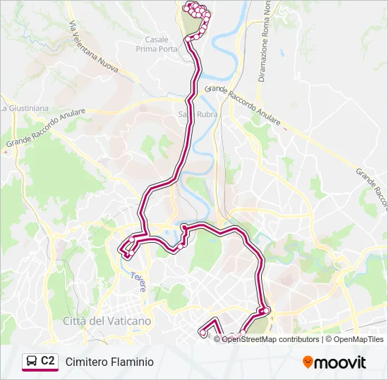 C2 Bus Line Map