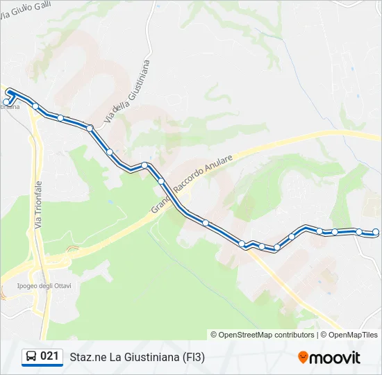 021 Bus Line Map
