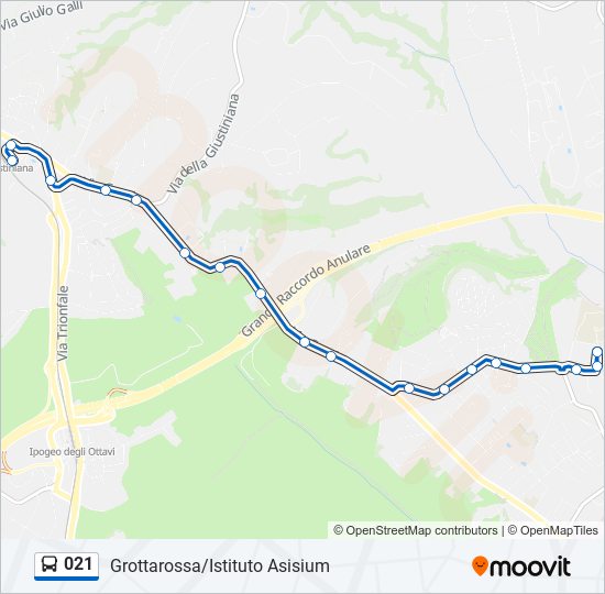 021 bus Line Map