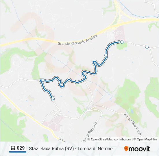029 Bus Line Map