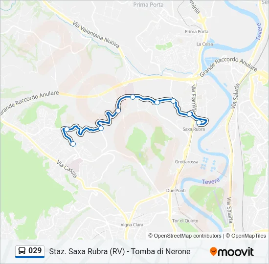 029 Bus Line Map