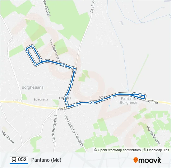 052 Bus Line Map