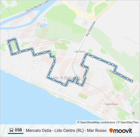 05B Bus Line Map