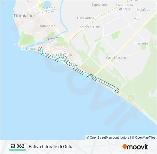 062 Bus Line Map
