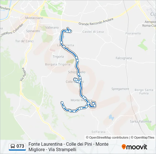 073 Bus Line Map