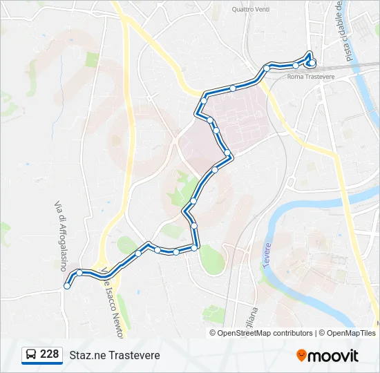 228 Bus Line Map