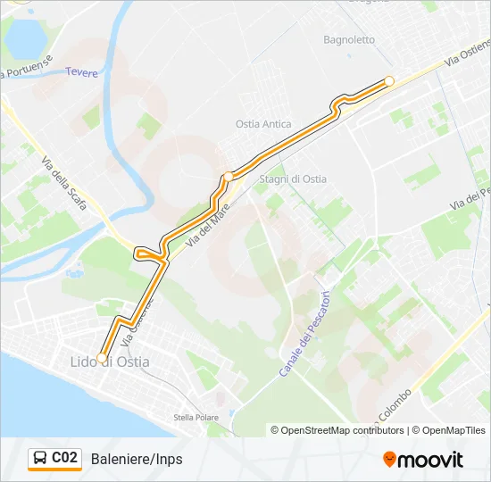 C02 Bus Line Map