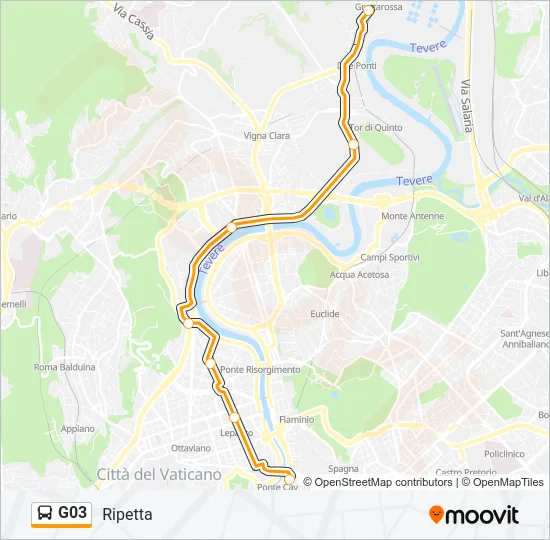 G03 Bus Line Map