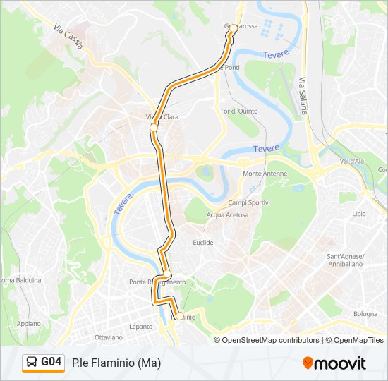 G04 bus Line Map