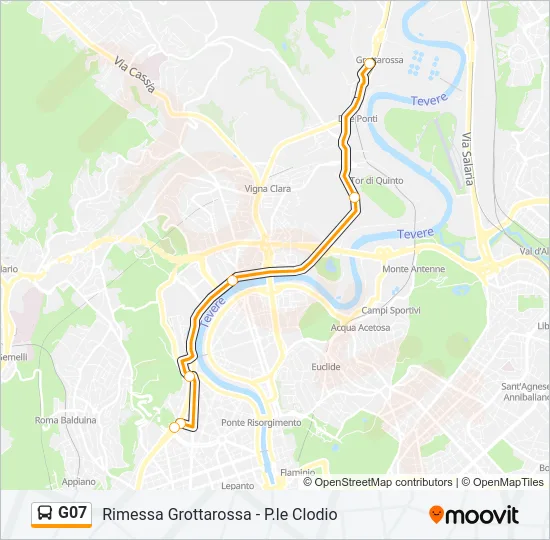 G07 Bus Line Map