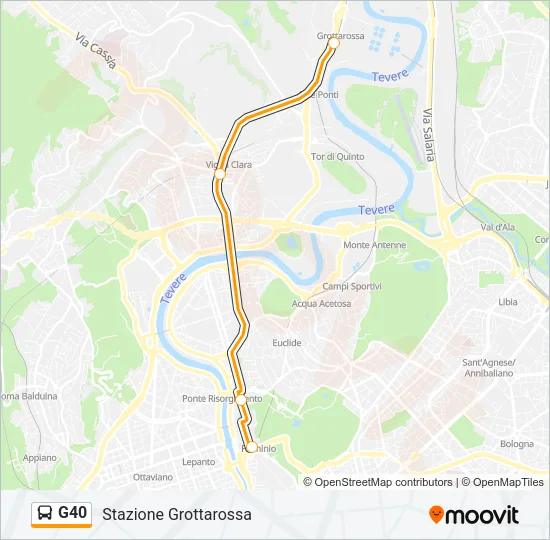 G40 Bus Line Map