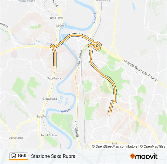 G60 Bus Line Map