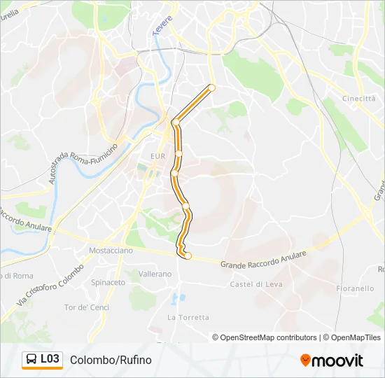 L03 Bus Line Map