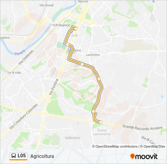 L05 Bus Line Map