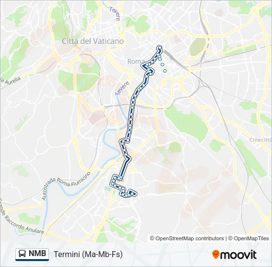 NMB Bus Line Map