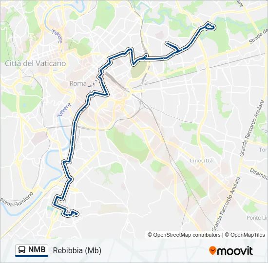 NMB Bus Line Map